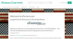 Desktop Screenshot of efarriers.com