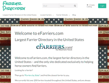 Tablet Screenshot of efarriers.com